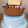 2-tier-noahs-ark-christening-baptism-cake thumbnail