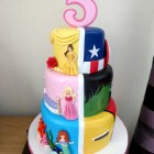 3-tier-disney-princess-and-super-heroes-birthday-cake