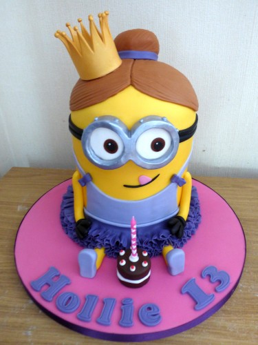 minion-princess-birthday-cake