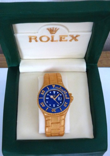 rolex-blue-face-watch-in-a-box-birthday-cake