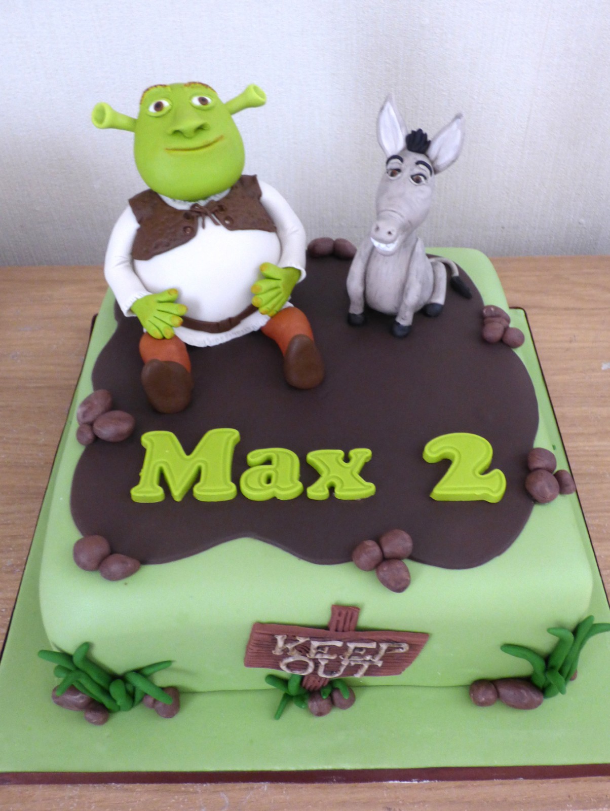 Plush Bashful Donkey Edible Cake Topper Image ABPID11087 – A Birthday Place