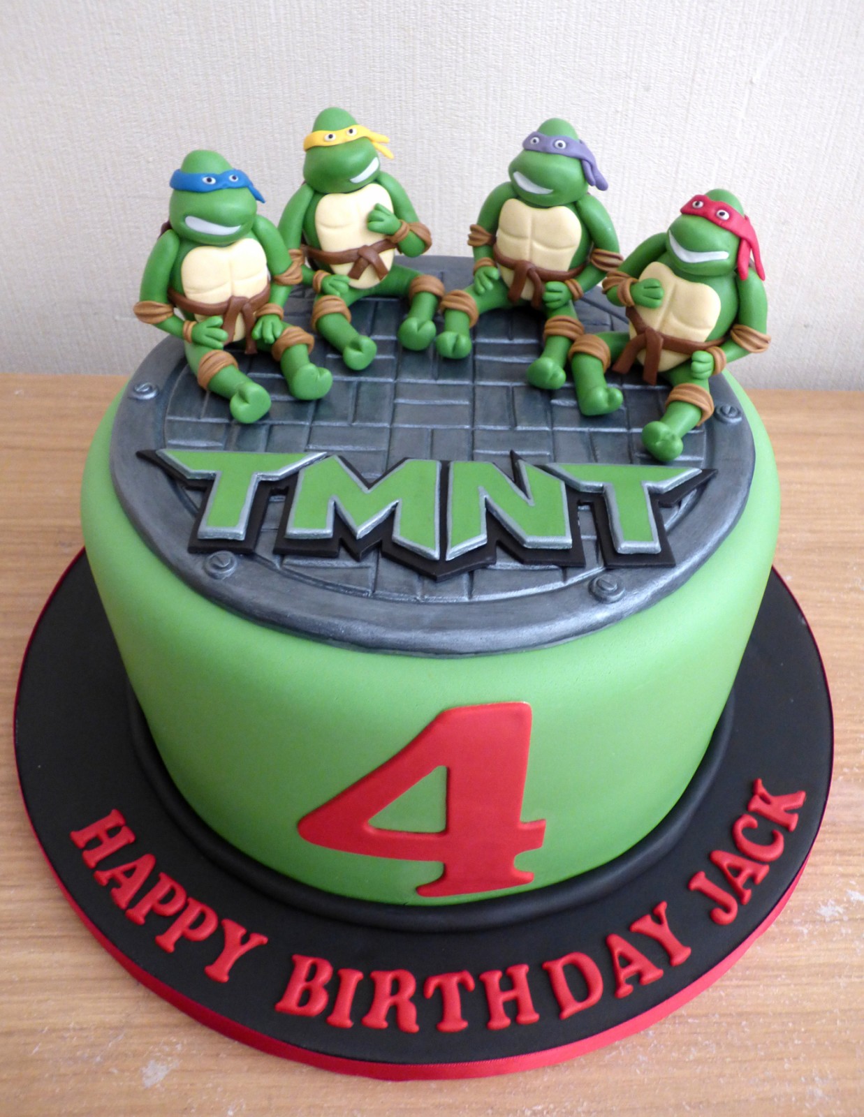 Teenage Mutant Ninja Turtles Birthday Cake