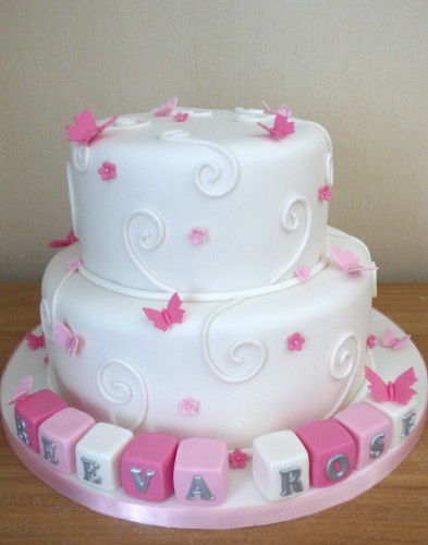 2-tier-christening-cake-for-a-girl