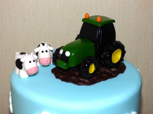 2-tier-farmyard-themed-christening-cake