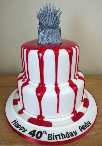 game-of-thrones-2-tier-birthday cake