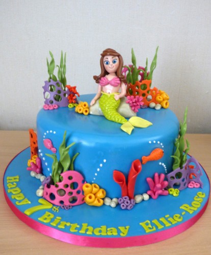 mermaid-underwater-themed-birthday-cake