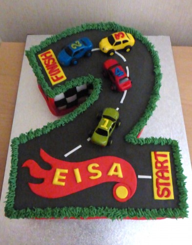 number-2-racing-cars-birthday-cake