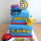 2-tier-pokemon-themed-birthday-cake