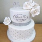 2-tier-silver-wedding-anniversary-cake
