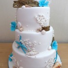 3-tier-beach-turquoise-themed-wedding-cake