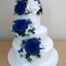 3-tier-blue-rose-and-white-wedding-cake thumbnail