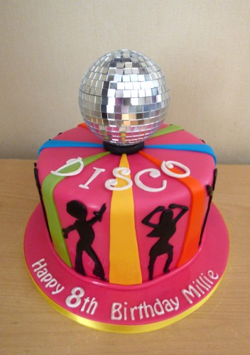 disco-ball-themed-birthday-cake-