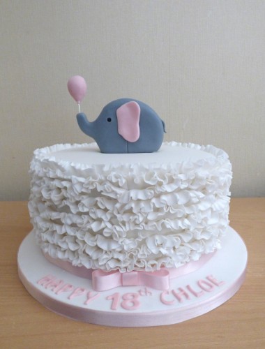 elephant-ruffle-18th-birthday-cake