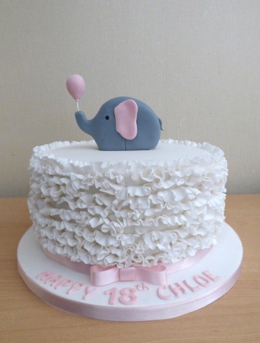 elephant-ruffle-18th-birthday-cake