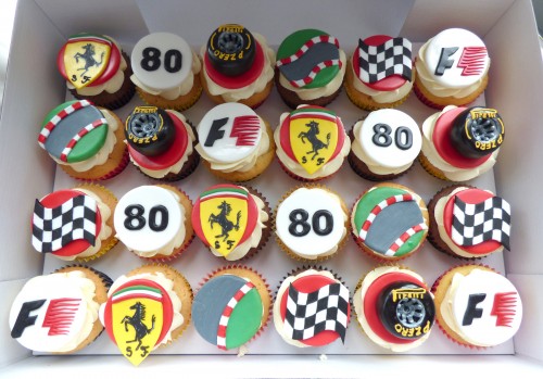 f1-themed-cupcakes