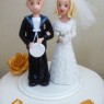 golden-wedding-anniversary-cake-bride-and-groom-topper thumbnail