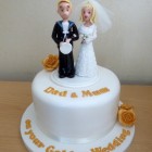 golden-wedding-anniversary-cake-bride-and-groom-topper