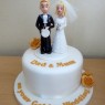 golden-wedding-anniversary-cake-bride-and-groom-topper thumbnail