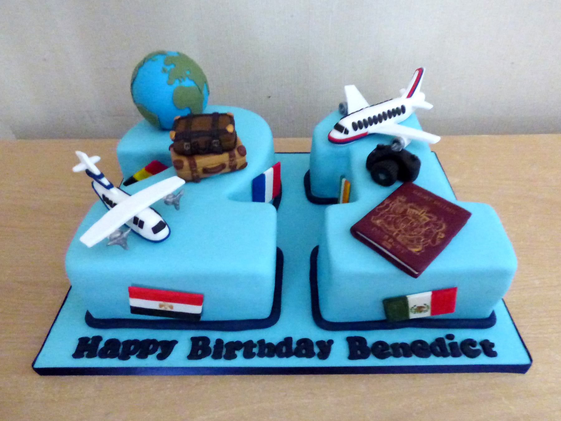 Coolest Ever Travel Suitcase Cake