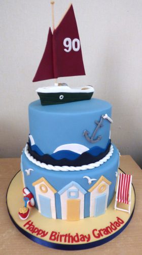 2-tier-cornish-crabber-beach-themed-birthday-cake