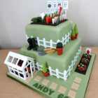 2-tier-gardeners-themed-birthday-cake-allotment-green-house