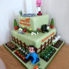 2-tier-gardening-allotment-anniversary-birthday-cake