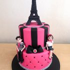 2-tier-paris-inspired-birthday-cake