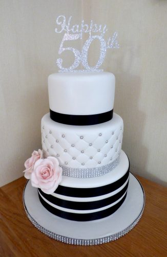 3-tier-elegant-classic-50th-birthday-cake