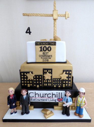 churchill-retirement-living-4th-place-sunday-times-best-companies-to-work-for-celebration-3-tier-cake