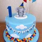 elephant-with-balloons-1st-birthday-cake