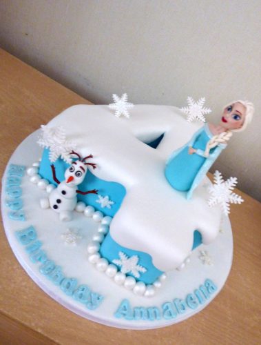 frozen-number-4-birthday-cake-