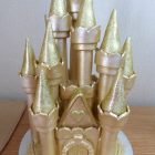 gold-castle-wedding-cake-topper