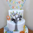 2-tier-animal-themed-baby-shower-cake-for-a-boy