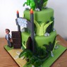 2-tier-jurassic-world-themed-birthday-cake thumbnail