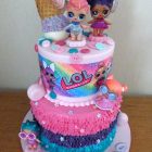 2-tier-lol-surprise-birthday-cake