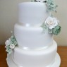 3-tier-white-and-sage-green-wedding-cake-sugar-flowers thumbnail