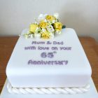 65th-wedding-anniversary-cake-with-sugar-flowers-tulips-freesia