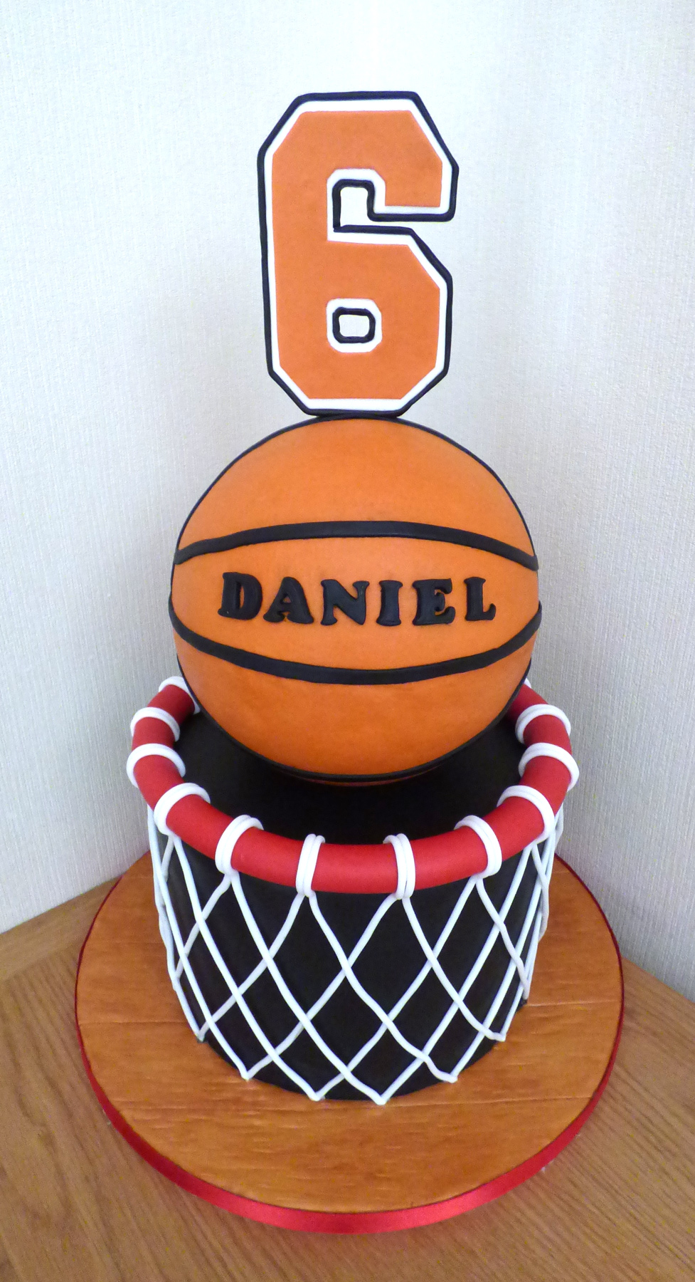 Basketball Themed Birthday Cake