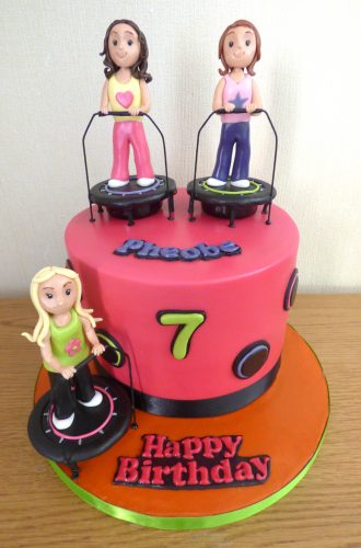 boogie-bounce-themed-birthday-cake