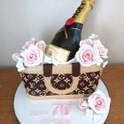 luois-vuitton-bag-with-champagne-and-roses-birthday-cake-