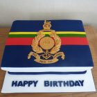 Royal Marines Flag Birthday Cake