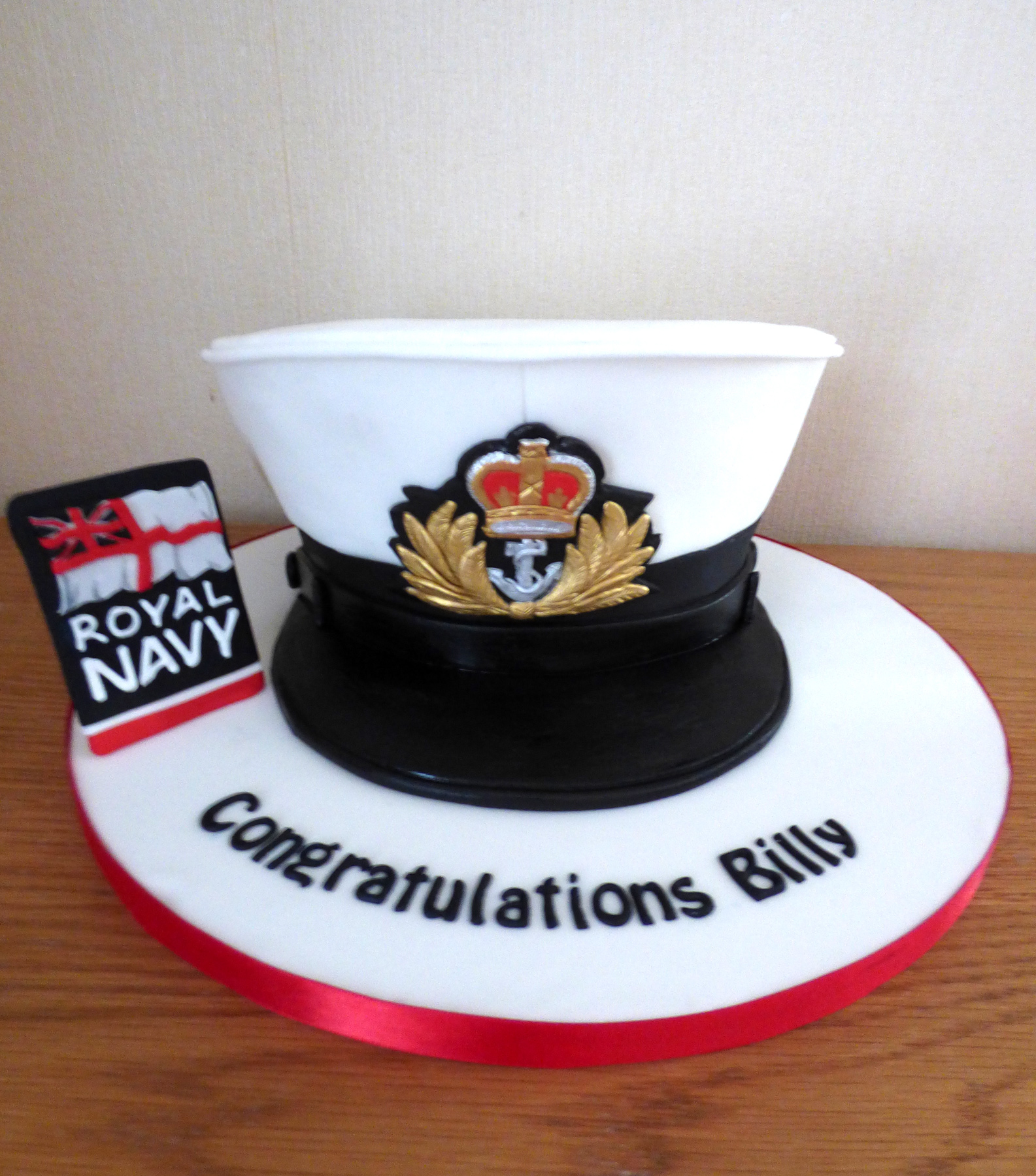 Royal Navy Officer's Passing Out Hat 