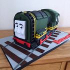 thomas-the-tank-engine-diesel-train-birthday-cake