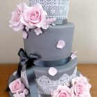 3-tier-grey-pink-lace-wedding-cake-roses