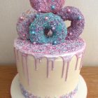 donut-drip-cake-sprinkles