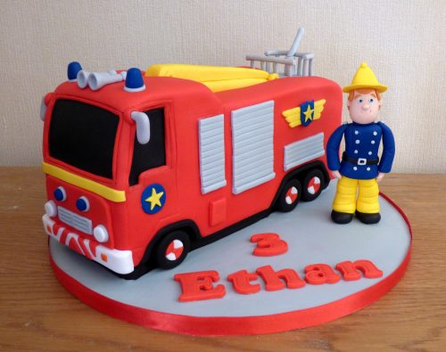 fireman-sam-fire-engine-birthday-cake