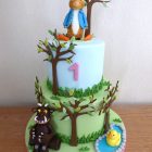2-tier-gruffalo-peter-rabbit-woodland-themed-birthday-cake
