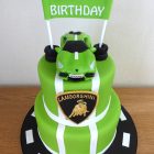 2-tier-lambourghini-kids-birthday-cake