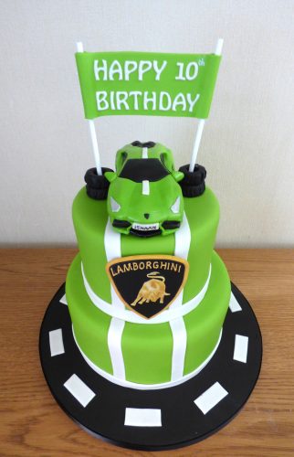 2-tier-lambourghini-kids-birthday-cake