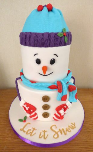 2-tier-snowman-christmas-cake